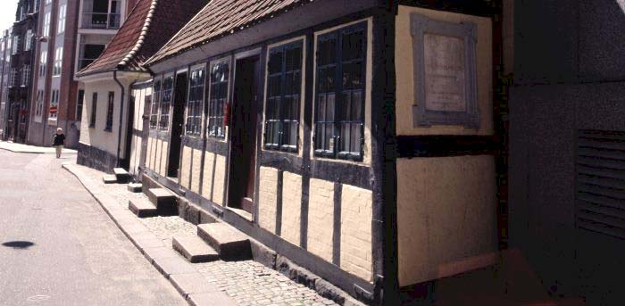Hans Christian Andersens Geburtshaus in Odense, Dänamark