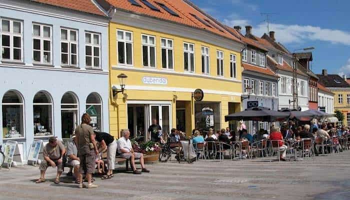Stadt Rudköbing auf Langeland